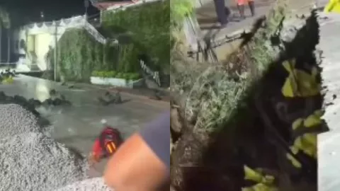 南宁北大桥邕江护堤坍塌